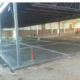 Cement is poured for LGT offices, locker rooms, and reception area.